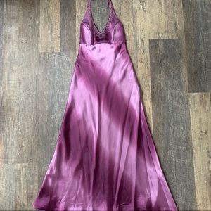 Purple Halter Gown Size 5